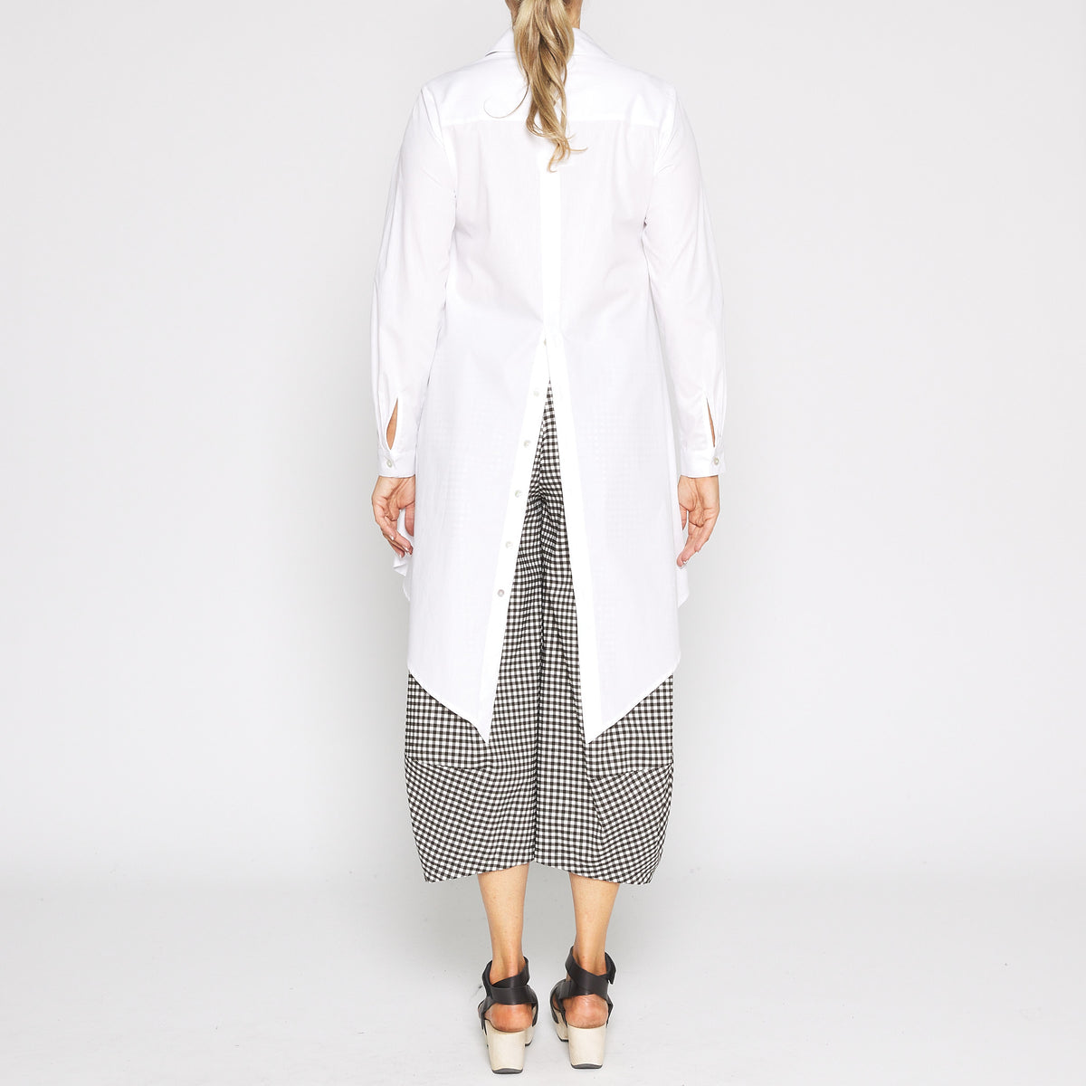 Tessica White Poplin Shirt
