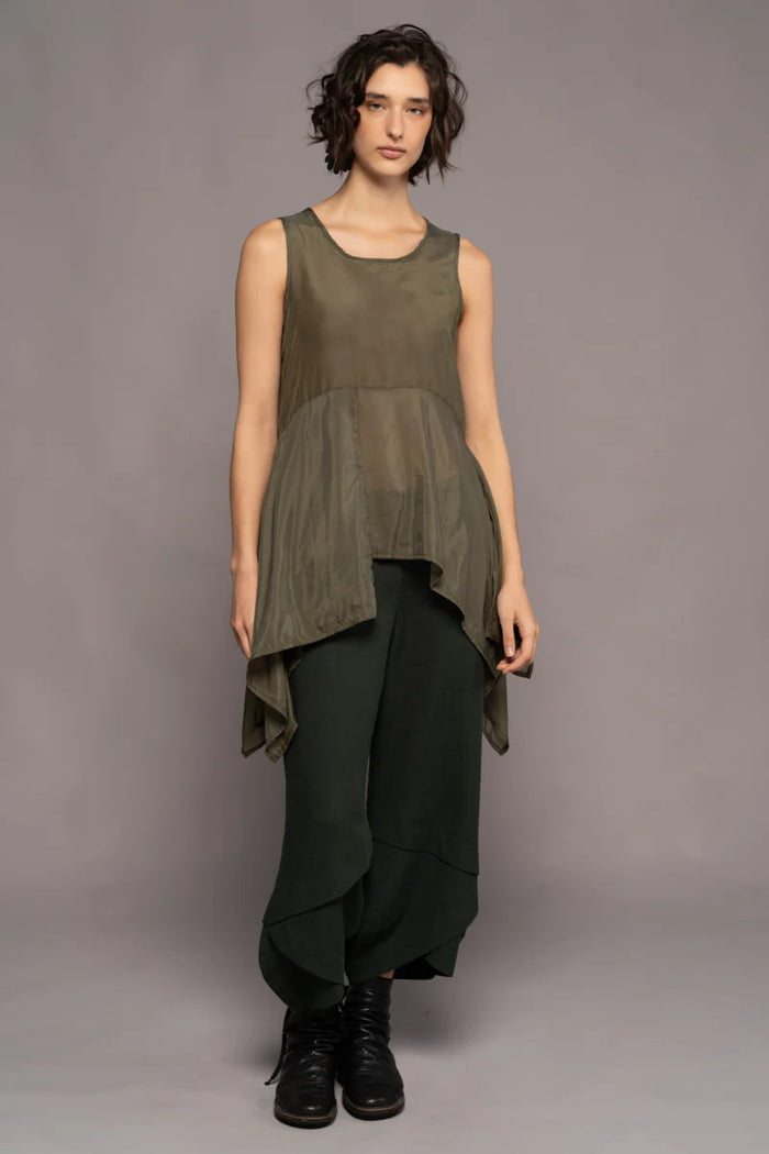 Yuki Drape Tunic Pine