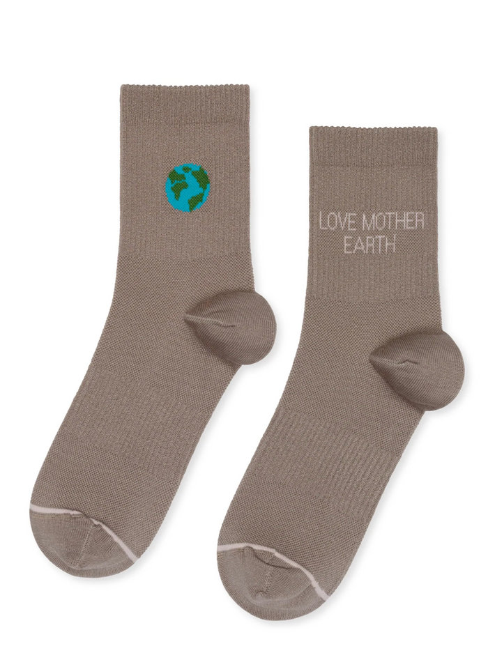 Love Mother Earth Crew Sock