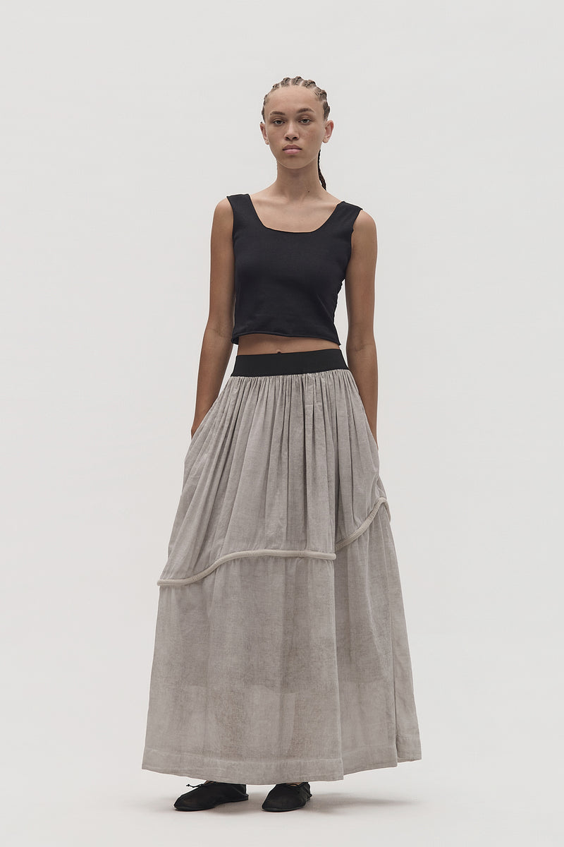 4132 Mecanismo Cold White Skirt
