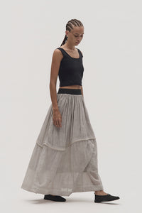 4132 Mecanismo Cold White Skirt