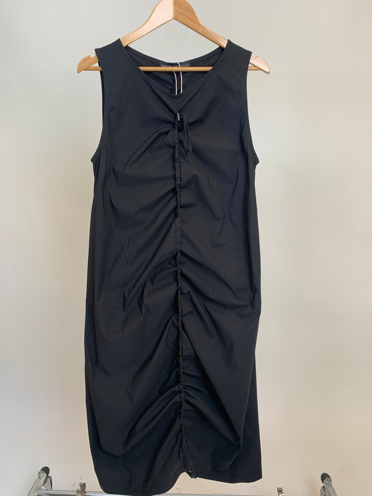 Arlen Black Drawstring Dress