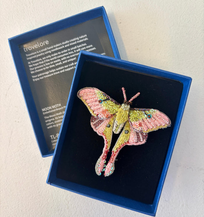 Moon Moth Brooch