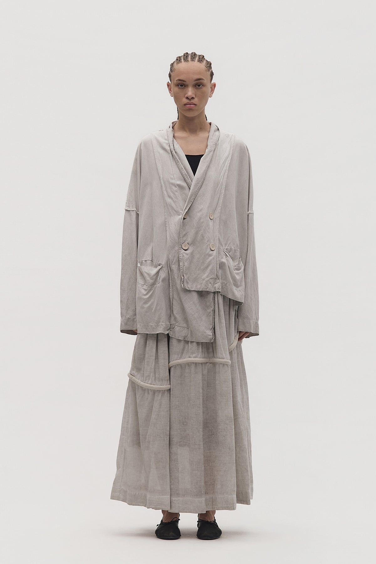 4132 Mecanismo Cold White Skirt