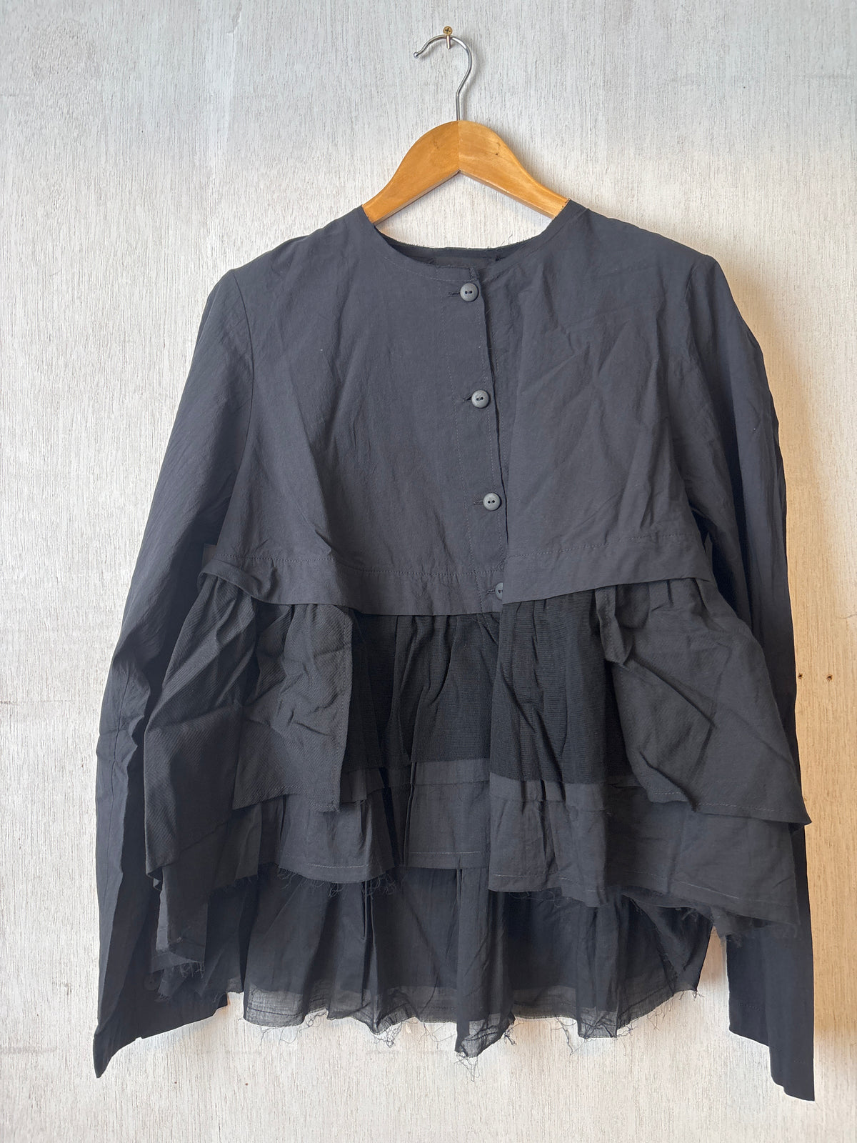 Lusja Blouse-Cardigan Black