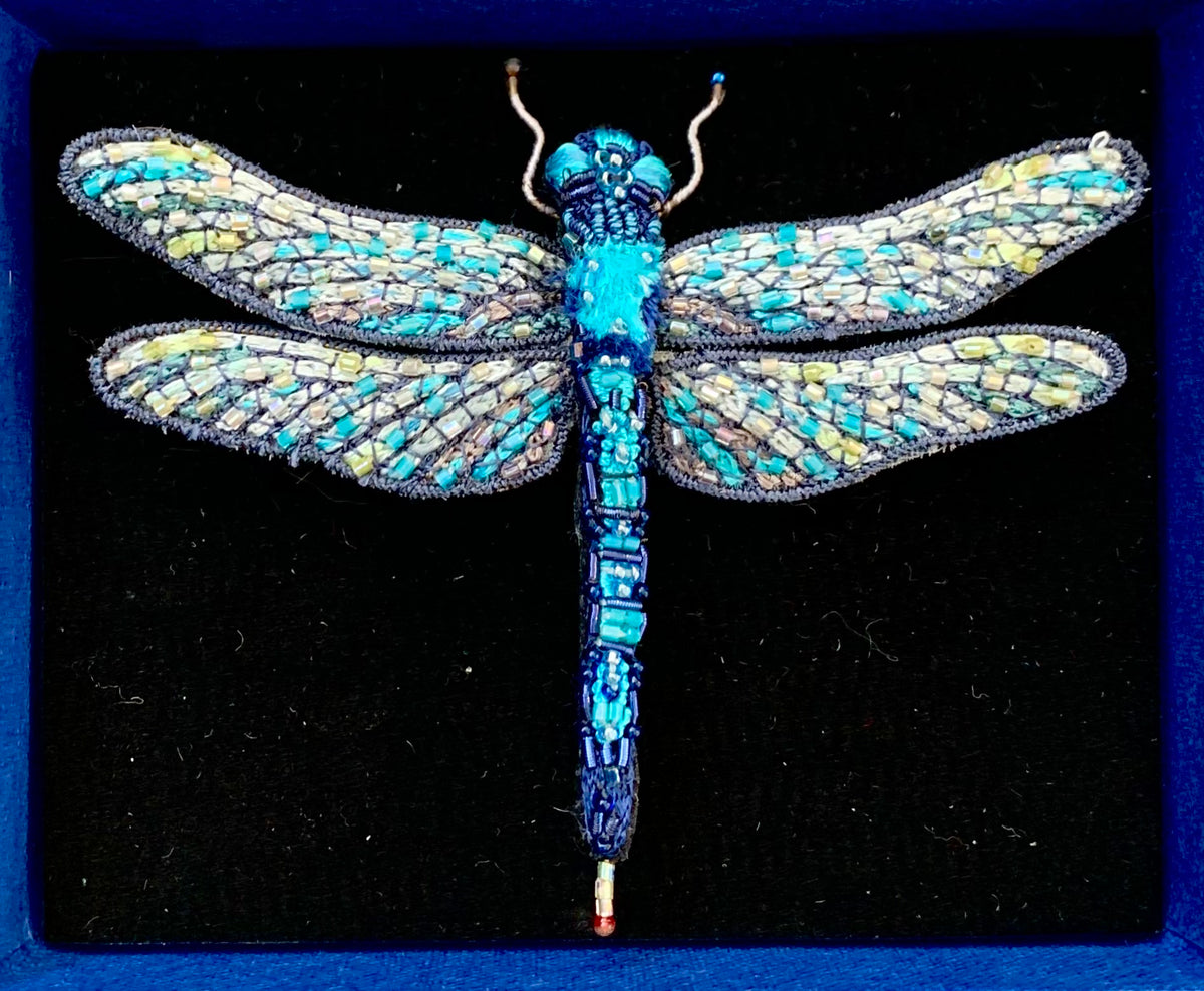 Great Blue Skimmer Brooch