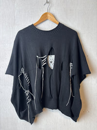 Roma Black Jumper w/White