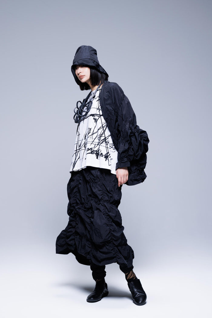 261 444 Suzu White Combo Tee