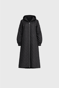 Textured Ascribe Raincoat Black