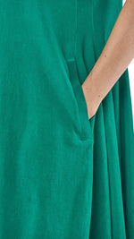 DIP-2430901 S/S Tulip Dress Green