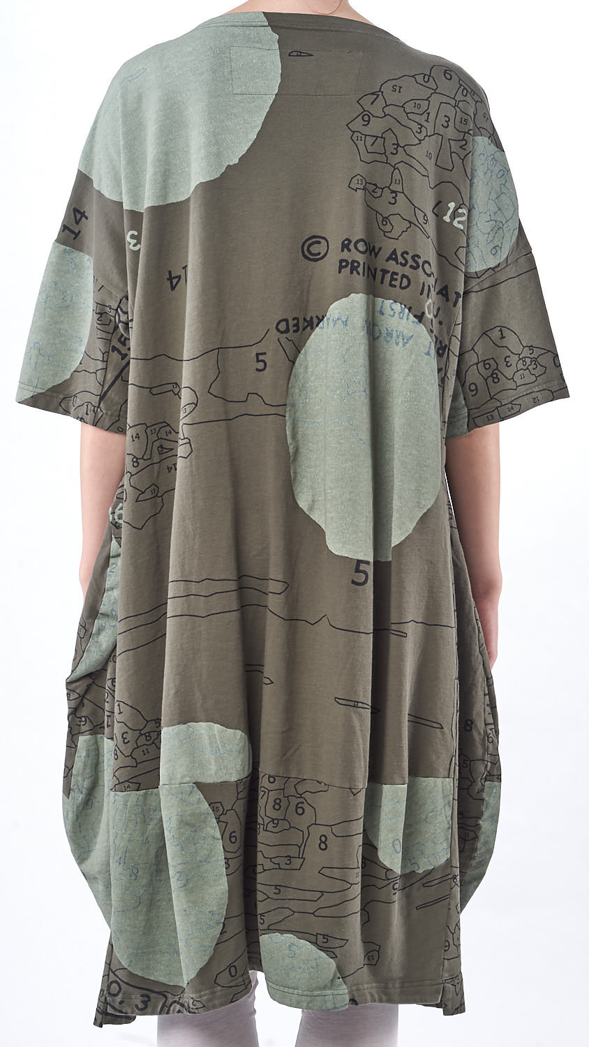 RBS23-3290914 Oversized Pocket Dress Olive