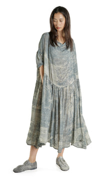2770905 Seaweed Print Dress