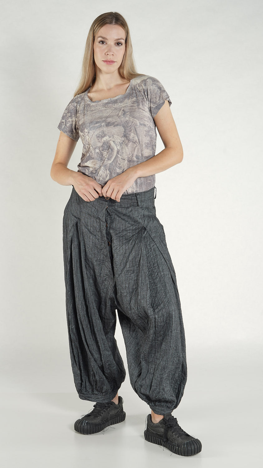 2110147 Black Paper Pants