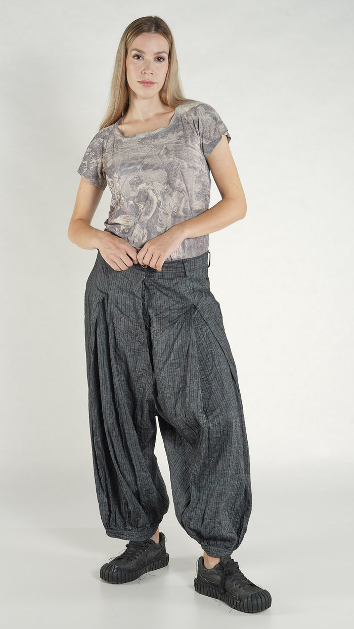 2110147 Black Paper Pants