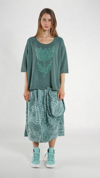 3480704 Grass Jacquard Jumper
