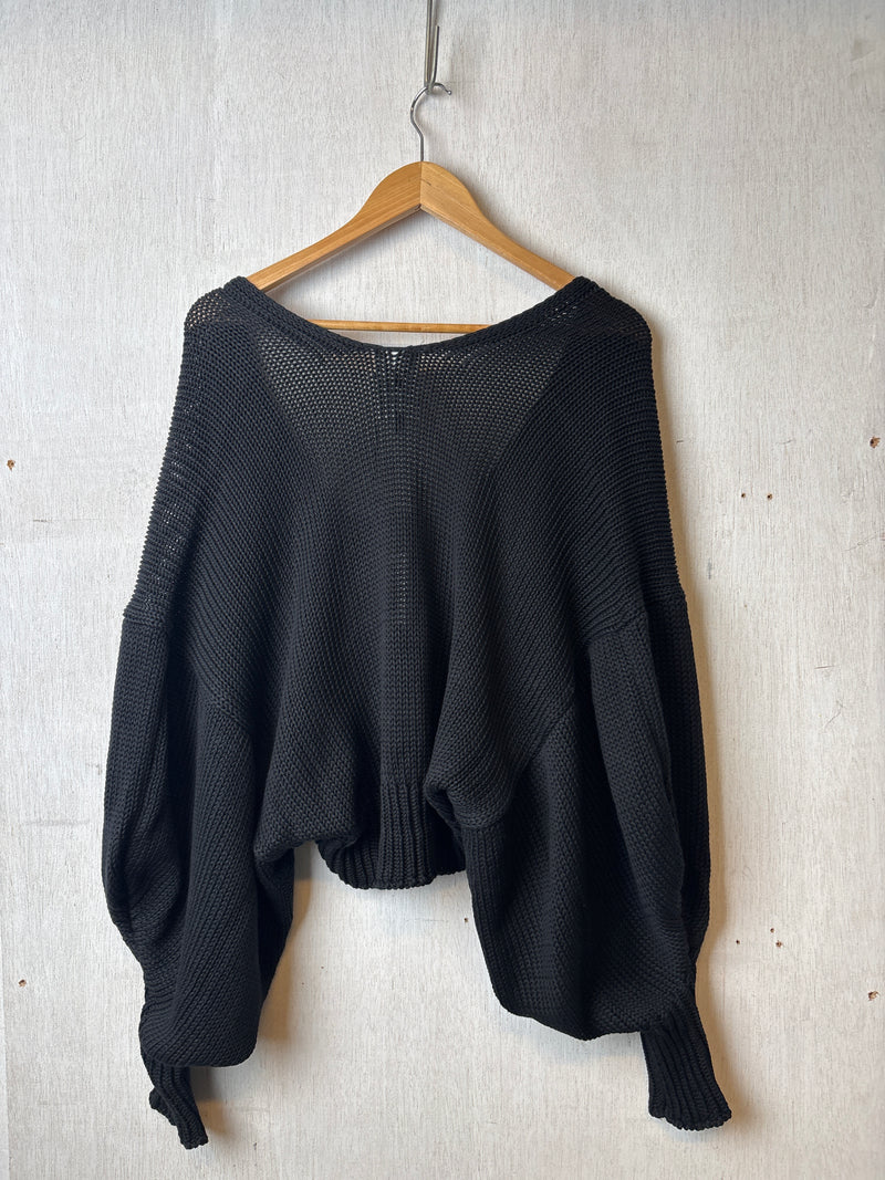 Cielo Black Crop Jumper