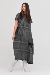 Bisect Dress Blackened Grey