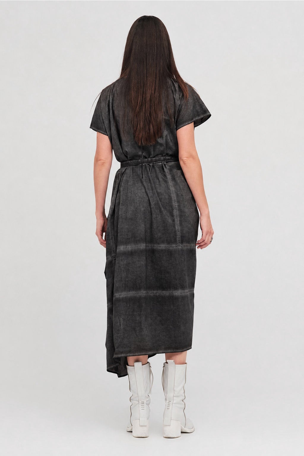 Bisect Dress Blackened Grey