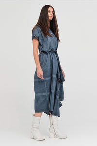 Bisect Dress Diffused Indigo