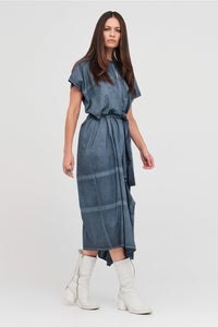 Bisect Dress Diffused Indigo
