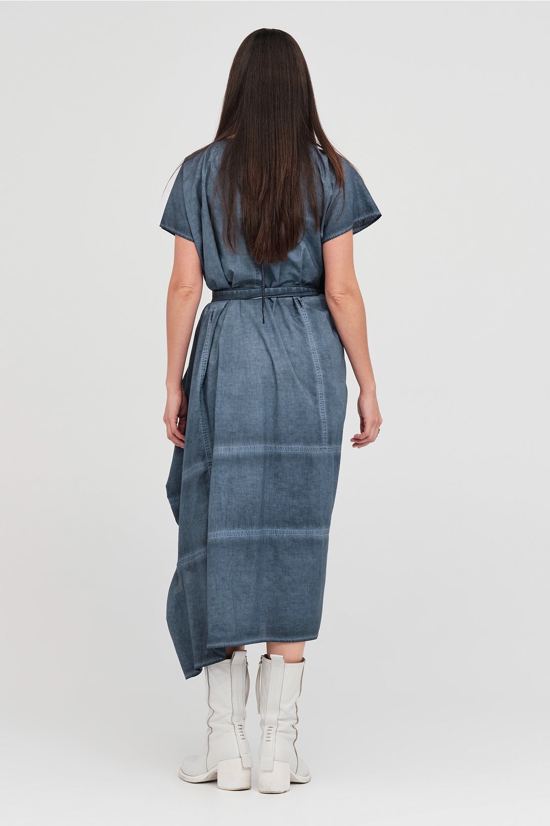 Bisect Dress Diffused Indigo