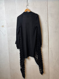 Cameo Long Cardigan Black