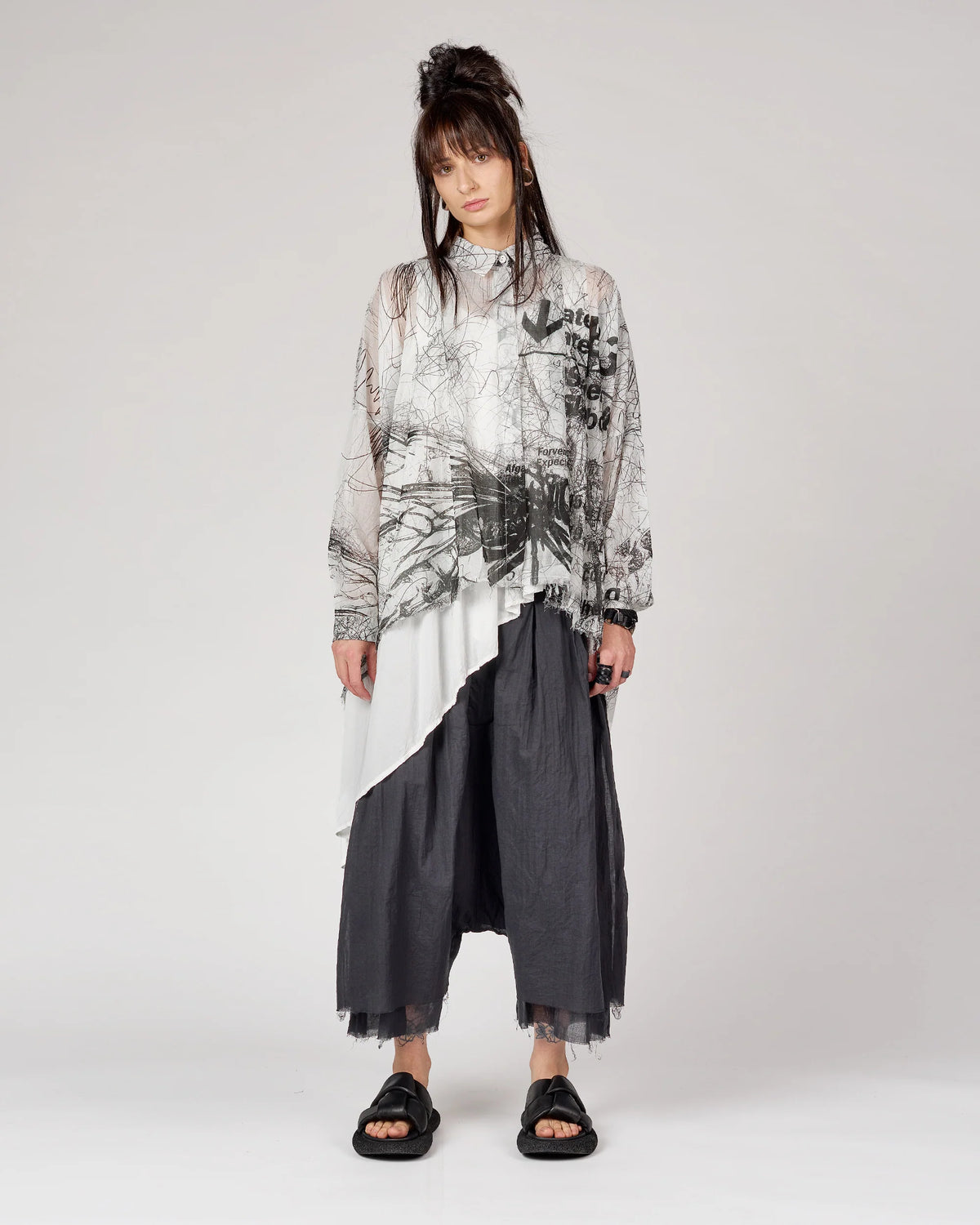 Arta Shirt White Print