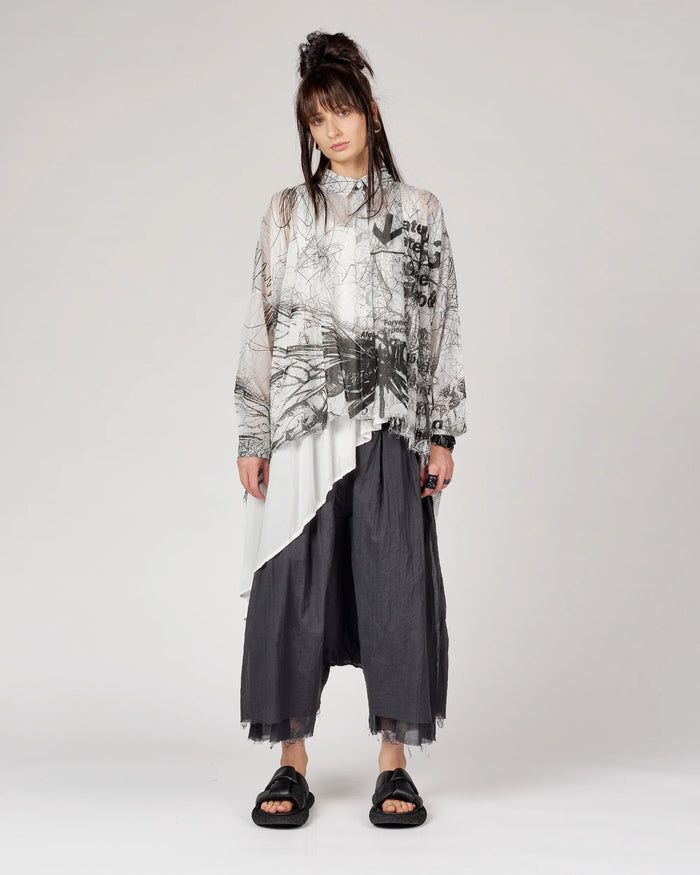 Arta Shirt White Print