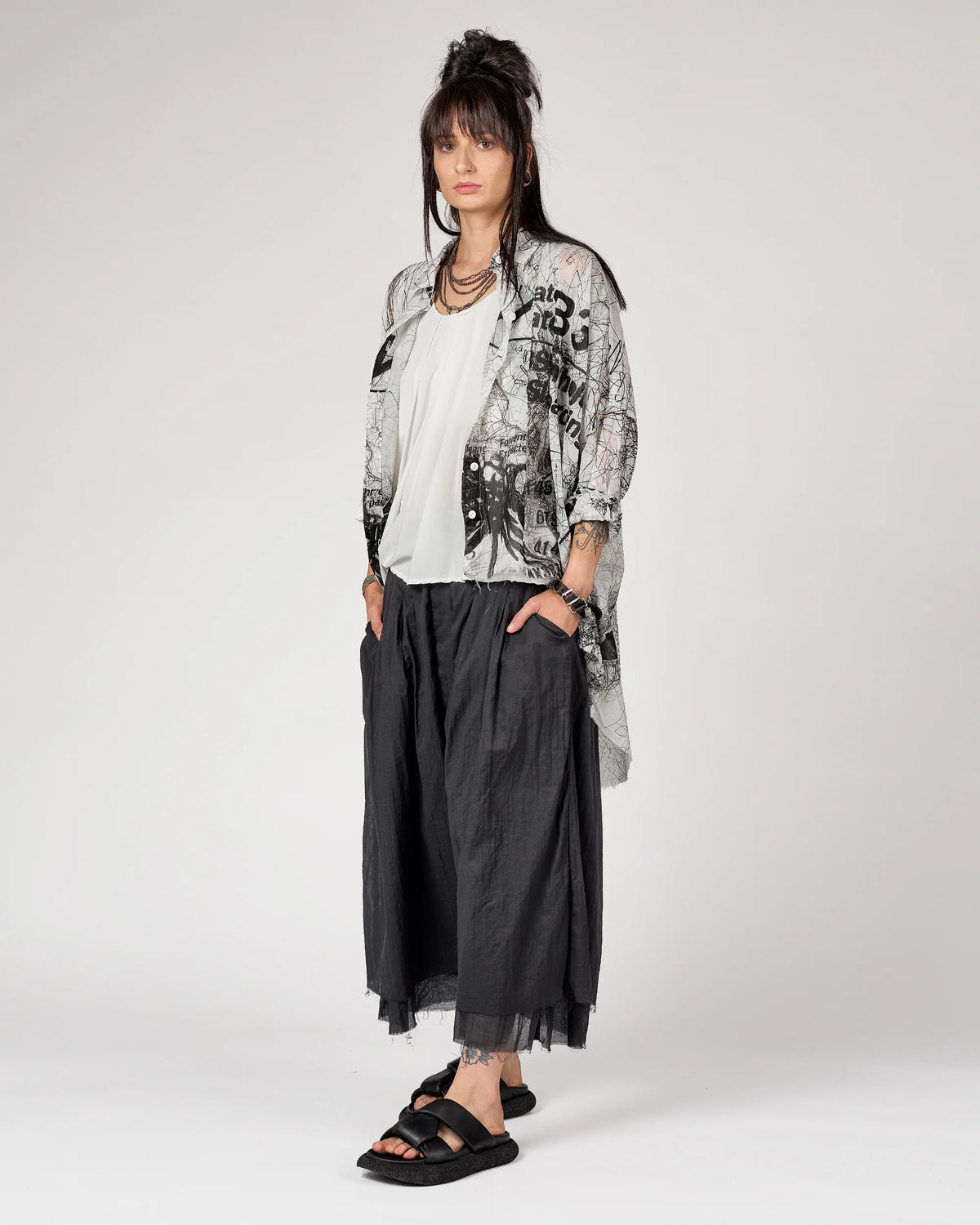 Arta Shirt White Print