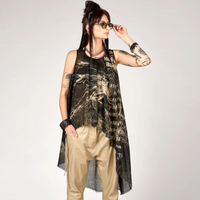 Kokina Tunic Black Print