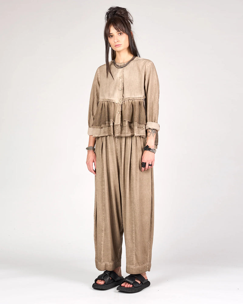 Lusja Blouse-Cardigan Sand