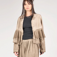 Lusja Blouse-Cardigan Sand
