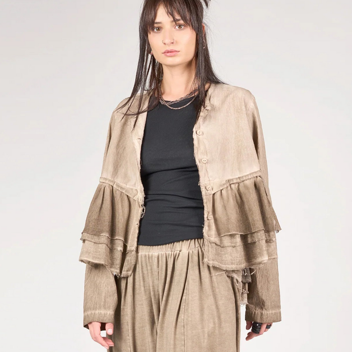 Lusja Blouse-Cardigan Sand