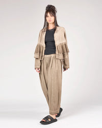 Lusja Blouse-Cardigan Sand