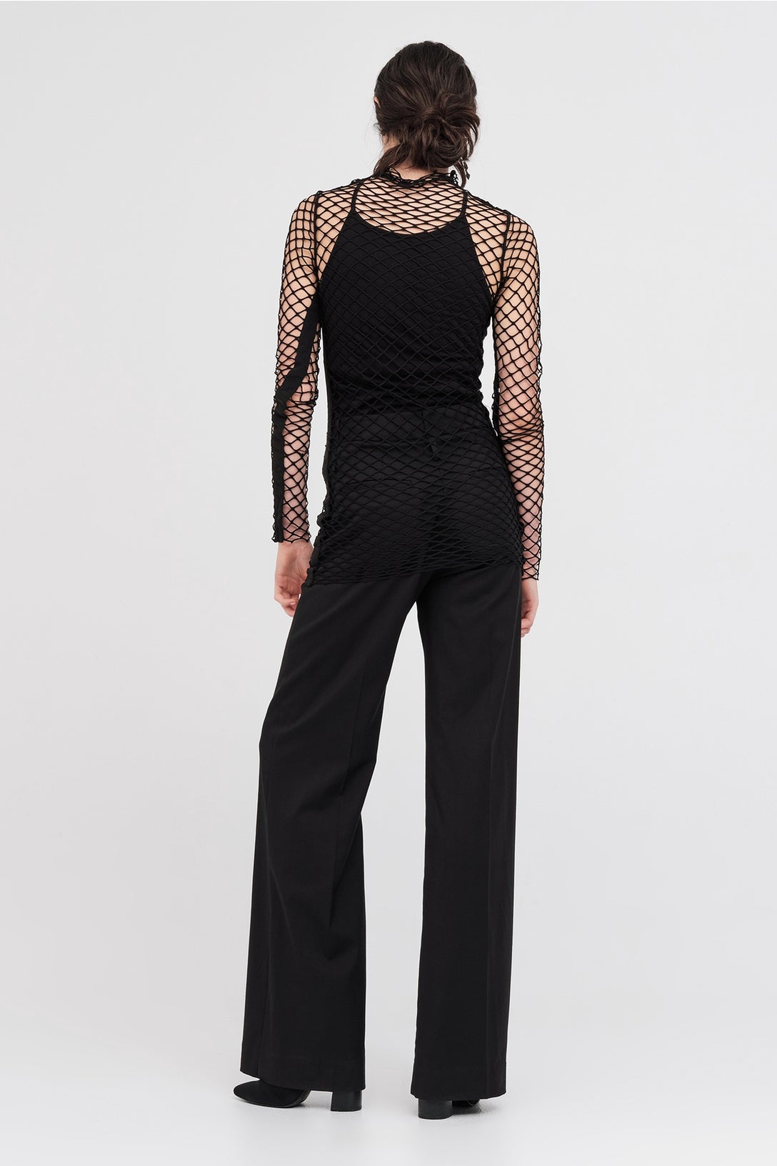 Mesh Contend Tunic Black