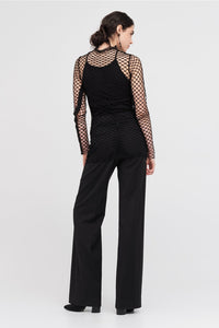 Mesh Contend Tunic Black