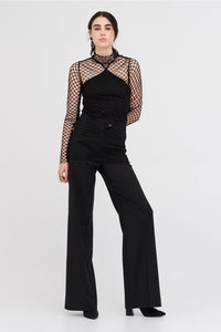 Mesh Contend Tunic Black