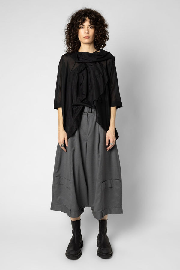 Squared Assembly Top - Black