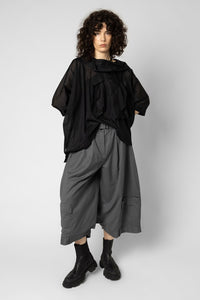 Squared Assembly Top - Black