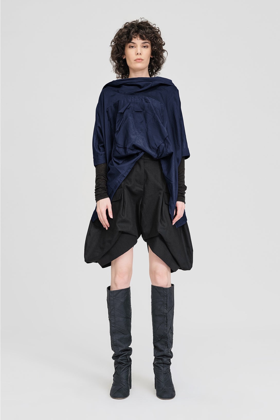 Squared Assembly Top - Midnight