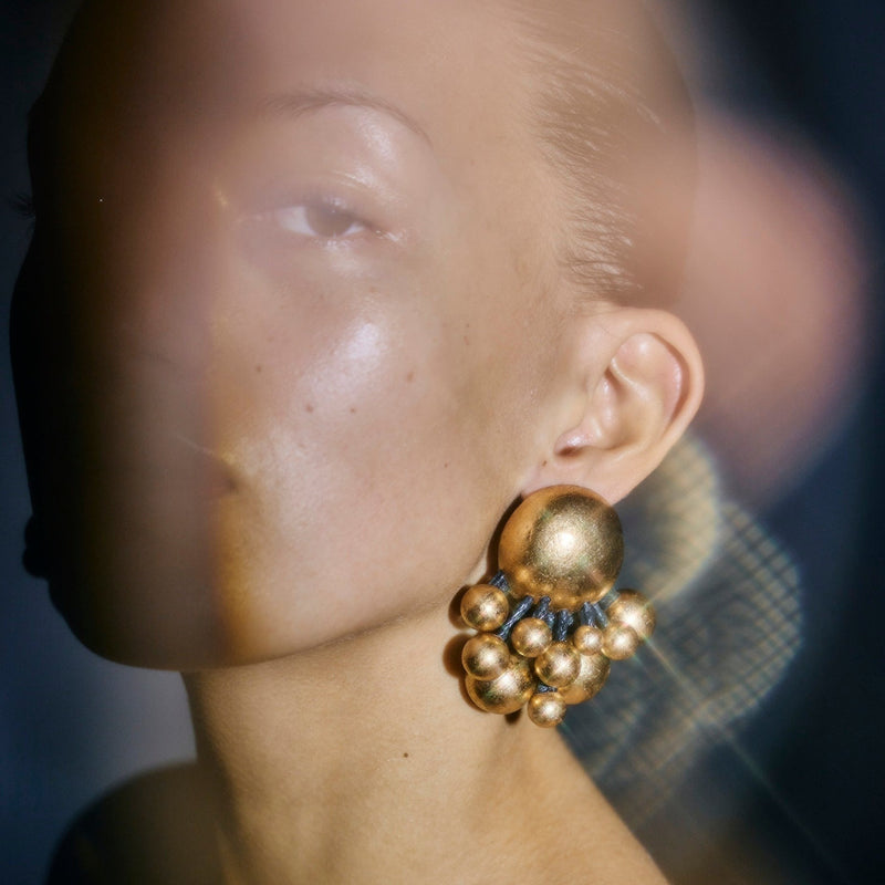 Flio Earring - Acacia, Goldfoil
