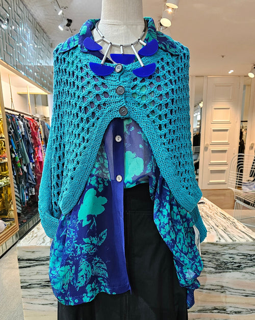 LB23-910 Jacket in Turquoise