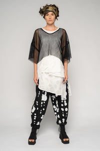 Oka Dot Pant - Black