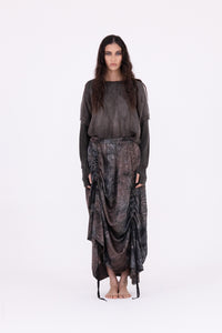 S227 Emerald Grey Skirt