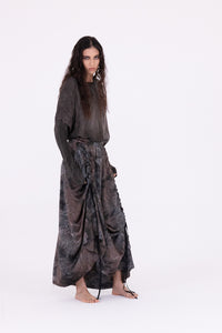 S227 Emerald Grey Skirt