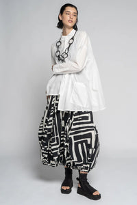 Crossroads Skirt - Black and White