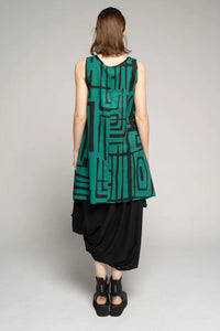 Crossroads Loose Tunic - Emerald