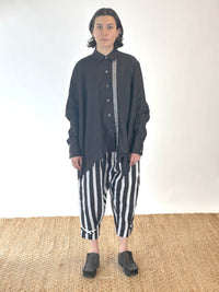Bircher Black with White Ribbon Shirt