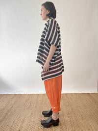 Famu Top B/W Stripe