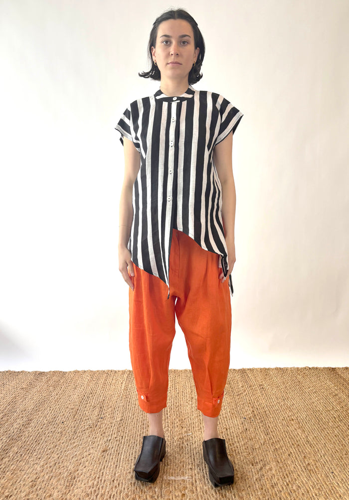 JoJo Black & White Stripe Shirt